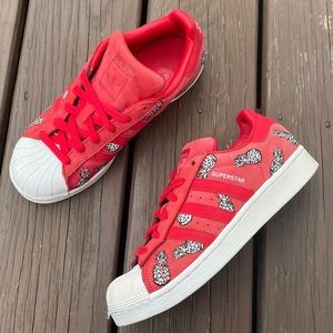 Adidas Superstar Red Pineapple Sneakers